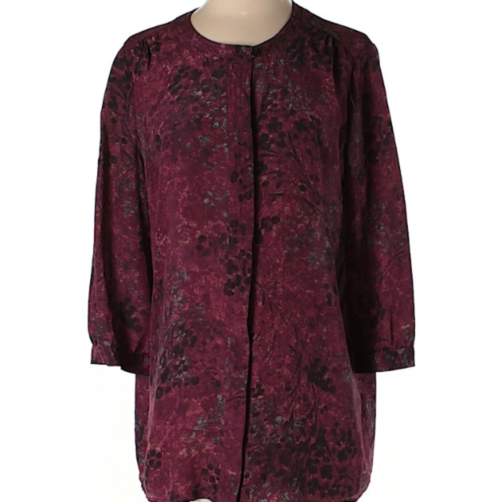 Banana Republic Silk 3/4 Sleeve Blouse